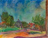 Hans Purrmann, Bauern- und Fischerhäuser