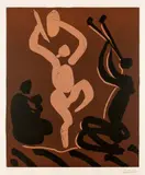 Bacchanale avec une femme assise tenant un bébé by Pablo Picasso, sold Jun 2019