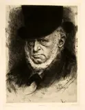 Karl Stauffer-Bern, Adolf Menzel