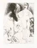 Odalisques avec deux hommes by Pablo Picasso, sold Jun 2019