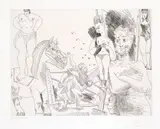 Cirque et catch by Pablo Picasso, sold Jun 2019