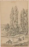 Paysage avec chevalier by Henri de Toulouse-Lautrec, sold Jun 2019