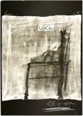 Variations by Antoni Tàpies, sold Jun 2019