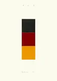 Schwarz, Rot, Gold I by Gerhard Richter, sold Jun 2019
