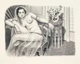 Hindoue à la jupe de tulle by Henri Matisse, 1929, Lithographie, sold Jun 2018