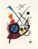 Wassily Kandinsky, Violett, 1923, Farbige Lithographie
