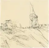 Im Steinbruch – Im Steinbruch von Ostermundigen by Paul Klee, Federzeichnung in Tusche auf Velin mit Wasserzeichen «MK/PAPIER» im Rund 1910 – Werknummer 1910.104 –, sold Jun 2018