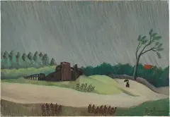 Henri Rousseau, Un matin de pluie, 1896–1897, Öl auf Leinwand Um