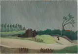Henri Rousseau, Un matin de pluie, 1896–1897, Öl auf Leinwand Um