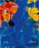 Sam Francis, The Upper Red, 1955–1960, Ölfarben auf Leinwand