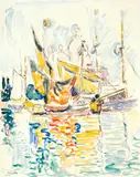 Paul Signac, Segelschiffe vor der Sta. Maria della Salute