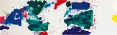 For Kurt Blum by Sam Francis, 1980, Acryl auf Papier, sold Jun 2018