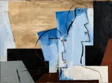 Louis Marcoussis, Deux Visages – Guillaume Apollinaire et Max Jacob, Öl auf Leinwand Nach Werkverzeichnis eingereiht unter 1928, vermutlich früher