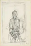 Alberto Giacometti, Annette de face, assise, dans la salle à manger à Stampa
