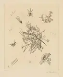 Wassily Kandinsky, Kleine Welten X, Kaltnadel