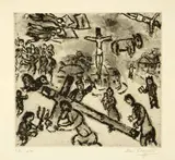 Marc Chagall, Le Chemin de croix, Radierung