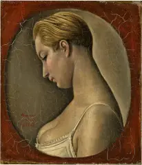François Barraud, La belle Marie, 1930, Öl auf Leinwand auf Sperrholzplatte