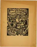 Ludwig Schames, Frankfurt a.M.  Bilder von E.L. Kirchner by Ernst Ludwig Kirchner, Ausstellungkatalog von Gemälden Februar–März 1919 Orig.-Heftung mit Orig.-Holzschnitt auf Umschlag, sold Jun 2018