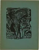 Ludwig Schames, Frankfurt a.M. – Grafik E.L. Kirchner by Ernst Ludwig Kirchner, Ausstellung Januar–Februar 1920 Orig.-Brosch. mit Orig.-Holzschnitt auf blauem Umschlag und 2 Orig.Holzschnitten im Text, sold Jun 2018