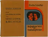 Gustav Schiefler. Die Graphik Ernst Ludwig Kirchners by Ernst Ludwig Kirchner, Band I, bis 1916, und Band II, von 1917–1927. Berlin, Euphorion-Verlag, 1926 und 1931 Band I in Orig.-Ln.-Bd. mit typogr, sold Jun 2018