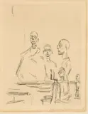 Sculptures dans l’atelier V by Alberto Giacometti, Radierung, sold Jun 2018