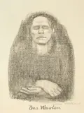 Das Warten (Das Bangen) by Käthe Kollwitz, 1914, Lithographie, sold Jun 2018