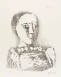 Le Chandail brodé by Pablo Picasso, 1953, Lithograph, sold Jun 2018