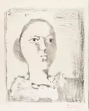 Tête de femme de trois quart by Pablo Picasso, Lithographie, sold Jun 2018