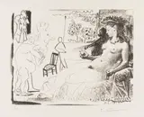 La Femme au singe by Pablo Picasso, Lithographie, sold Jun 2018