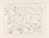 Le Torero blessé by Pablo Picasso, Lithographie, sold Jun 2018