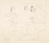 Pablo Picasso, L’Atelier, Radierung