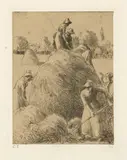 Camille Pissarro, Saint-Thomas (Antilles) 1830–1903 Paris Faneuses d’Éragny, Lithographie
