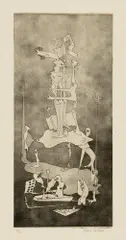 Yves Tanguy, Ohne Titel, Radierung