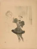Lender et Lavallière, dans «Le Fils de l’Arétin» by Henri de Toulouse-Lautrec, Lithographie, sold Jun 2018