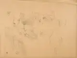 Procès Arton, Déposition Soudais by Henri de Toulouse-Lautrec, Lithographie, sold Jun 2018