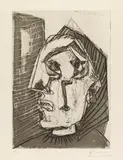 Pablo Picasso, Femme qui pleure devant un mur, Paris 22 October 1937, printed in 1961, published in 1981