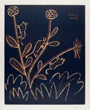 Plante aux toritos by Pablo Picasso, Cannes, 25 June 1959, Colour linocut, sold Jun 2018