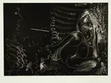 Pablo Picasso, Peintre en demi-figure et modèle, Aquatinta und Radierung