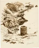 Félix Vallotton, Une tour Martello à Guernsey – auch «Phare à Guernsey»