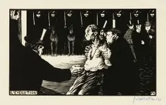 L’Exécution by Félix Vallotton, Holzschnitt, sold Jun 2018
