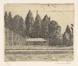 Giorgio Morandi, Campo di tennis ai Giardini M