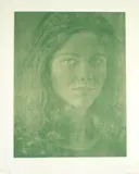 Franz Gertsch, Dominique, Farbige Serigraphie