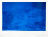Franz Gertsch, Lapislazuli, 1997, Aus der Mappe «5 Bilder» Farbige Serigraphie