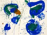 Hurrah for the Red, White, and Blue, Variant II by Sam Francis, 1961, Farbige Lithographie, sold Jun 2018