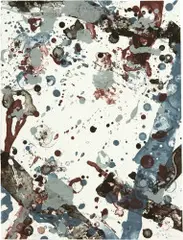 Silver Line by Sam Francis, 1971, Farbige Lithographie, sold Jun 2018