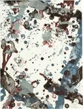 Silver Line by Sam Francis, 1971, Farbige Lithographie, sold Jun 2018