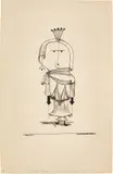 Paul Klee, Die Hexe mit dem Kamm, Lithographie 1922 – Werknummer 1922.101