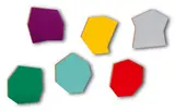 Siebeneck by Imi Knoebel, 6 Holzobjekte aus der gleichnamigen Serie von 115 Werken Acrylfarbe und -lacke auf grundierten Holztafeln 1986/1987 Je c, sold Jun 2017