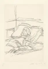Alberto Giacometti, Folge von 52 Blatt Radierungen im Zusammenhang mit: Michel Leiris, Vivantes cendres, innommées. Paris, Jean Hugues, 1961, 52 Blatt Radierungen 1957–1958 42 Blatt