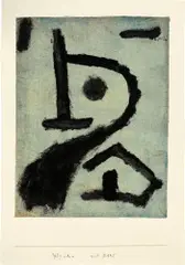 Mit Bart by Paul Klee, Kleister und Ölfarbe auf Bütten, vom Künstler auf Unterlagekarton aufgezogen. Auf dem Unterlagekarton unten mit Abschlus, sold Jun 2017